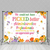 Aperturee - Aperturee Floral Administrative Professionals Day Backdrop